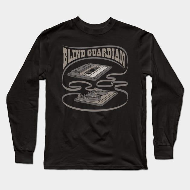 Blind Guardian Exposed Cassette Long Sleeve T-Shirt by Vector Empire